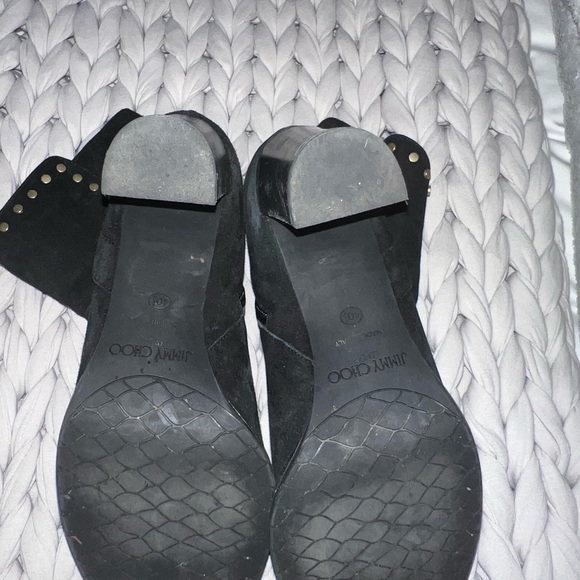 Jimmy Choo Golden and Black Suede Booties!! - Picture 5 of 15